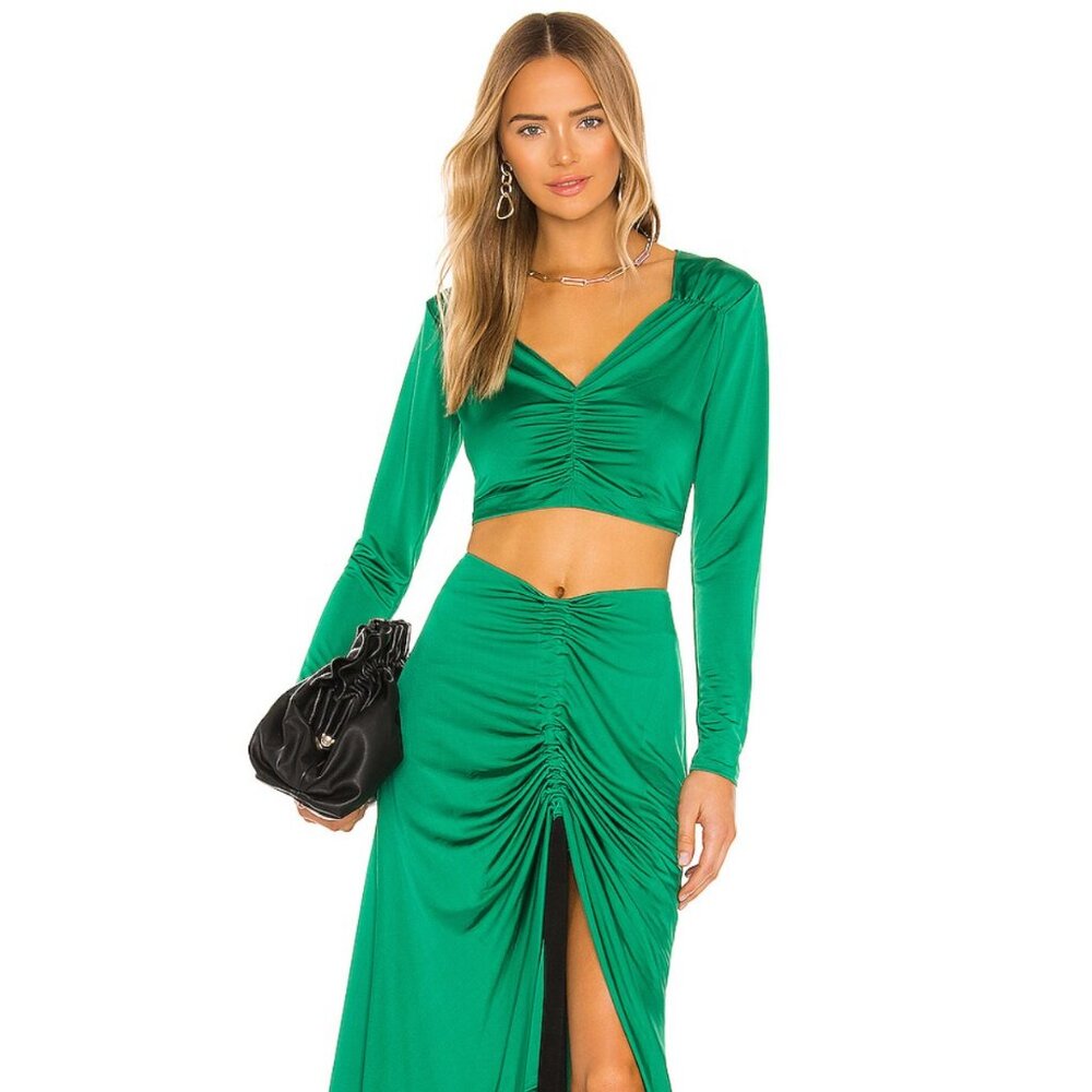 Alexis Sari Top in Emerald